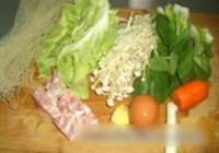 培根杂疏炒米粉的做法 步骤1