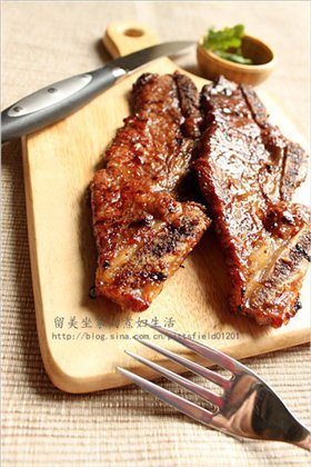 香橙黑椒牛仔骨