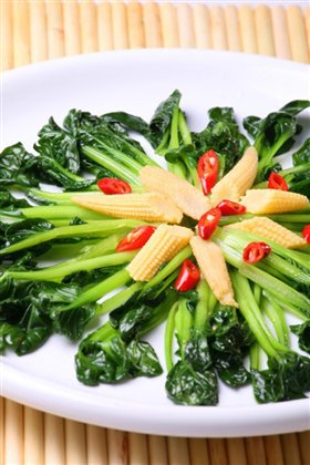 菊花玉米笋