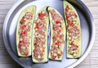 肉酱奶酪焗烤茄子的做法 步骤4