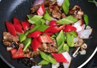 豉椒牛柳的做法 步骤9