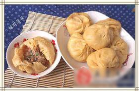 豆腐玉米面肉包子