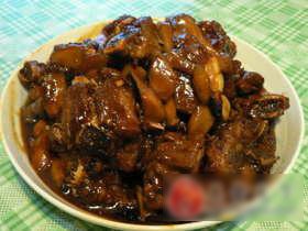 红烧鲍菇糖排