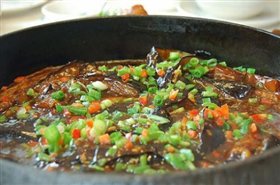 铁板酱香茄条