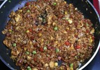 腊味酱油炒饭的做法 步骤10