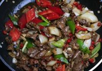 老干妈炒鸡心的做法 步骤8