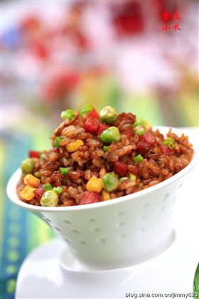 腊味酱油炒饭