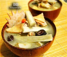 红枣牛蒡煲土鸡