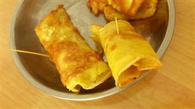 粘米粉鸡蛋饼