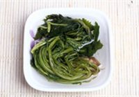 雪里蕻炒黄豆的做法 步骤1