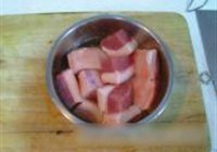 杏鲍菇烩五花的做法 步骤1