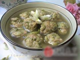 槐花肉丸汤