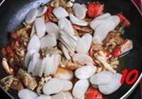 梭子蟹炒年糕的做法 步骤10