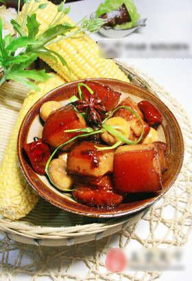 鹌鹑红烧肉