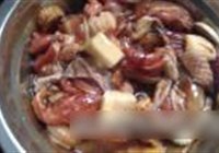 茄菇腐乳鸡的做法 步骤3