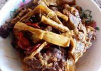 干笋烧猪骨头的做法 步骤4