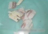 大白菜蒸咸肉的做法 步骤1