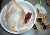 电压锅版盐焗鸡的做法 步骤1