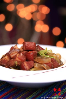 猪肉白菜炖粉条