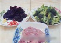 西兰花木耳肉片的做法 步骤2