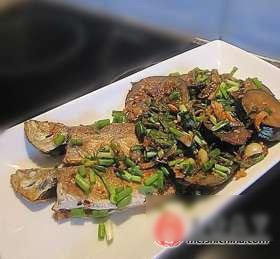 香辣茄子煎鱼