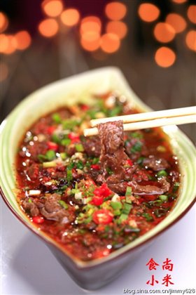 水煮牛肉
