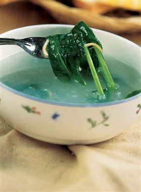 菠菜干贝汤