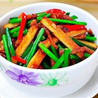 韭香豆干的做法
