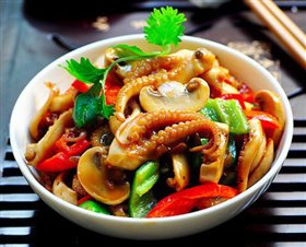 八爪鱼爆蘑菇