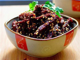 自制麻辣牛肉干