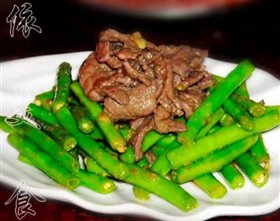 豆角炒牛肉