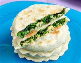 茴香苗小菜饼