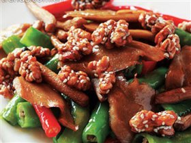 牛肉小炒茶树菇