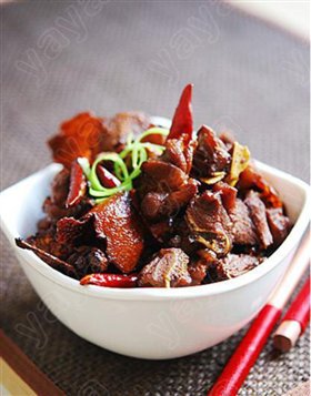 焦盐兔肉
