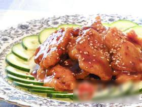 照烧汁鸡片