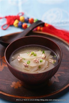 简易味噌萝卜汤