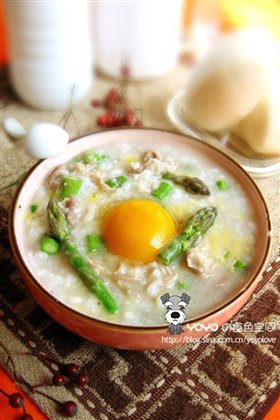 羊肉窝蛋粥