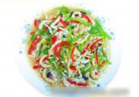 青椒蘑菇炒素肠的做法 步骤9