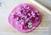 苋菜槐花法棍面包的做法 步骤2