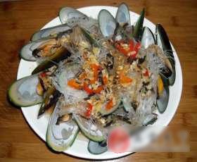 粉丝蒜蓉蒸青口