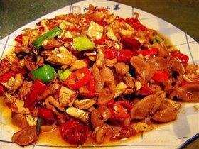 白椒炒鸡胗