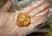 糯香四喜丸子的做法 步骤5