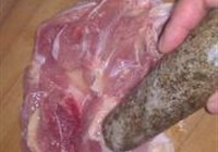 蛋黄鸡肉卷的做法 步骤3