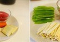 青椒豆干炒牛肉丝的做法 步骤1