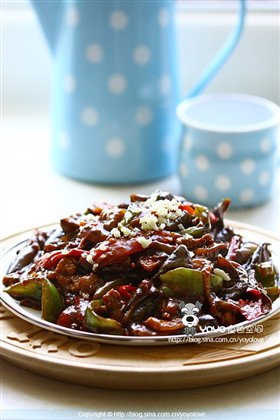 蒜香烧茄子
