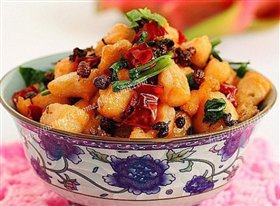 麻辣挪威三文鱼丁