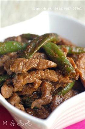 沙茶尖椒牛柳
