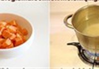 青菜玉米面小饼 红薯粥的做法 步骤6