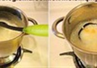 青菜玉米面小饼 红薯粥的做法 步骤7