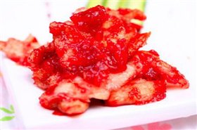 红果炒肉片